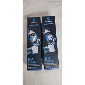 SpiroPure SP-SA020 NSF Certified Refrigerator Water Filter for DA29-00020A,B 2PK